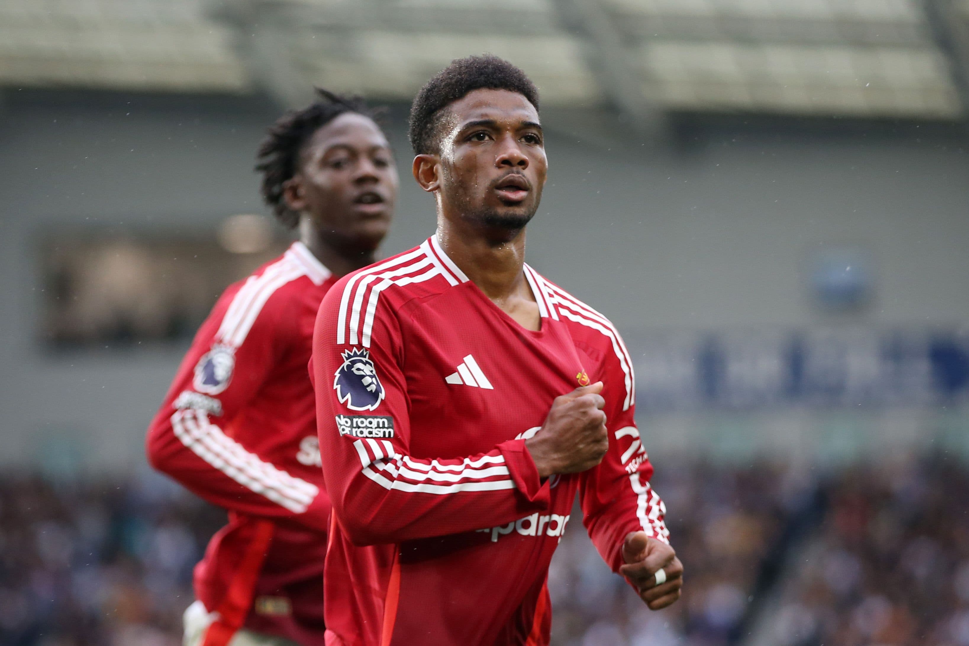 Amad Diallo of Manchester United celebrates scoring his team's first goal.jpg