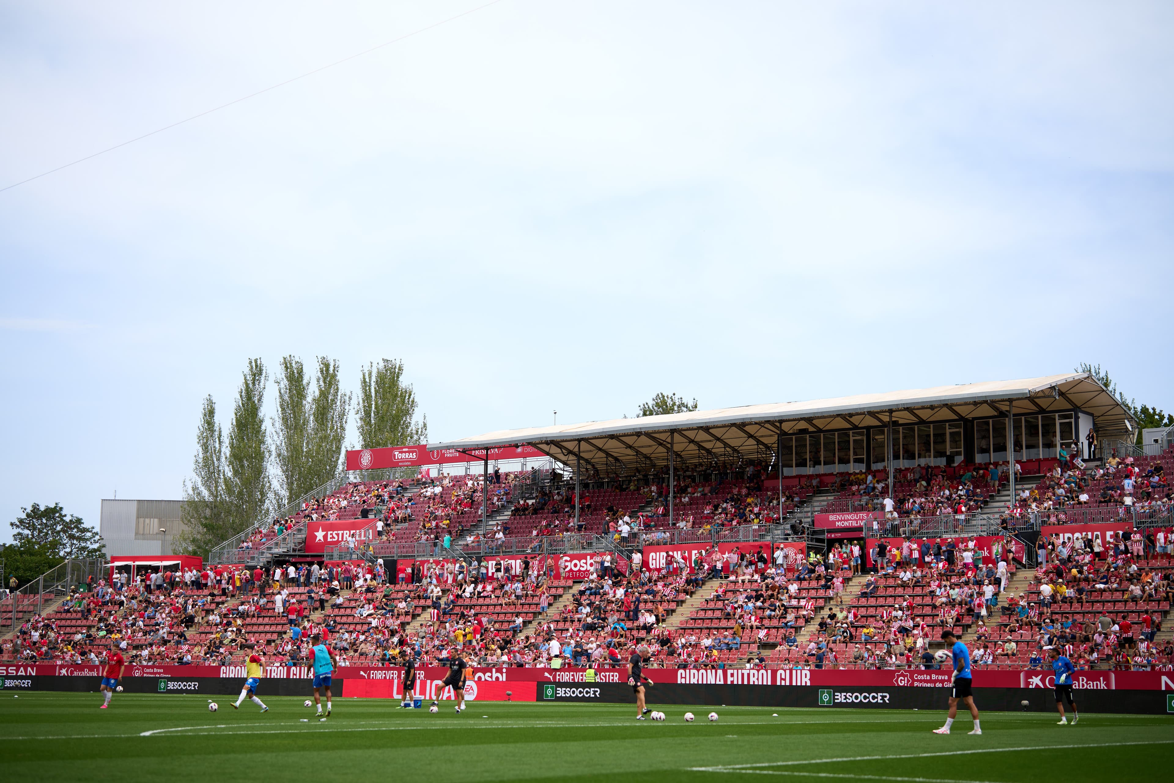 An inside view of the stadium prior to the LaLiga EA Sports