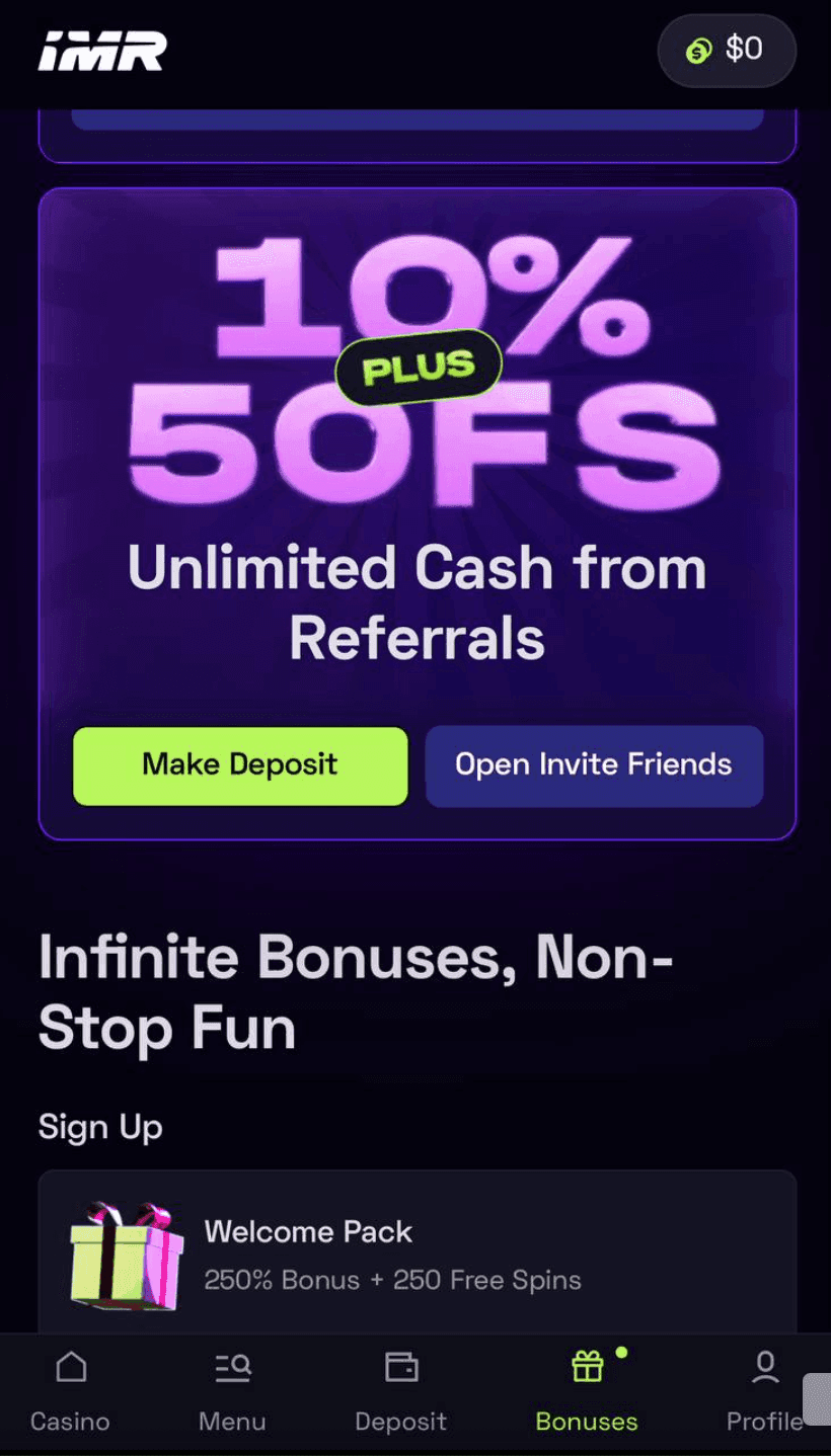 Another Immerion bonus