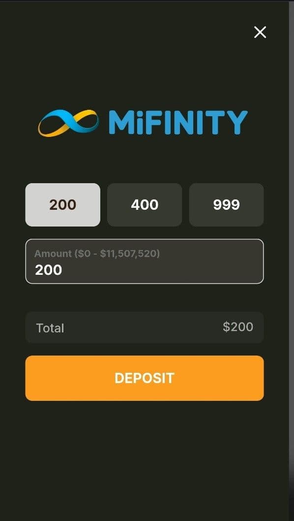 Available Deposit Methods at Cashwin