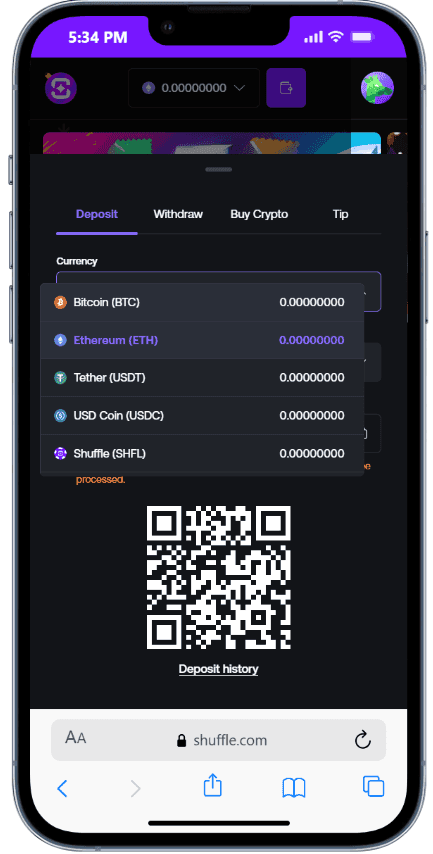 Before you can withdraw, you will have to verify your account