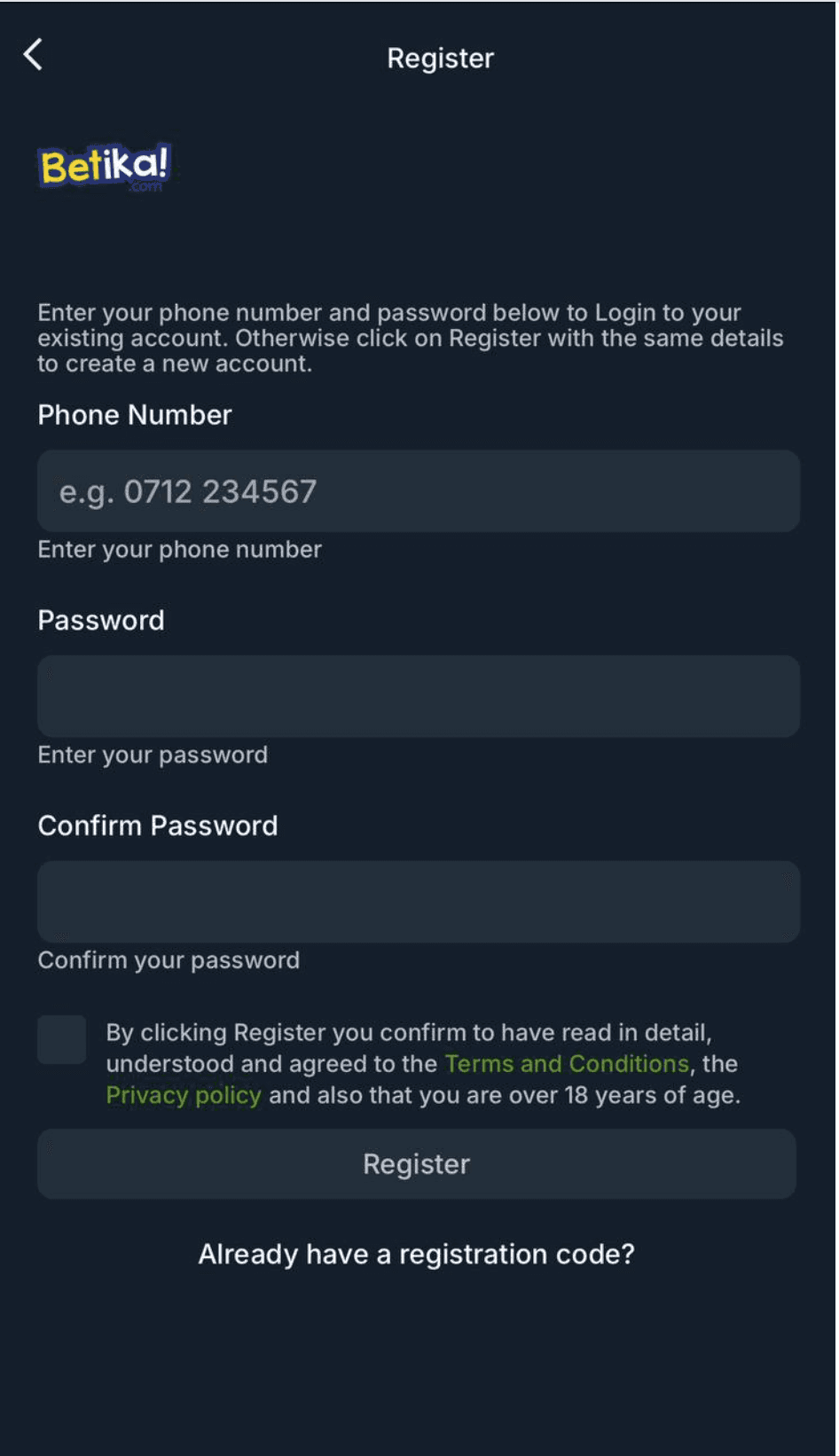Betika Aviator Login Guide