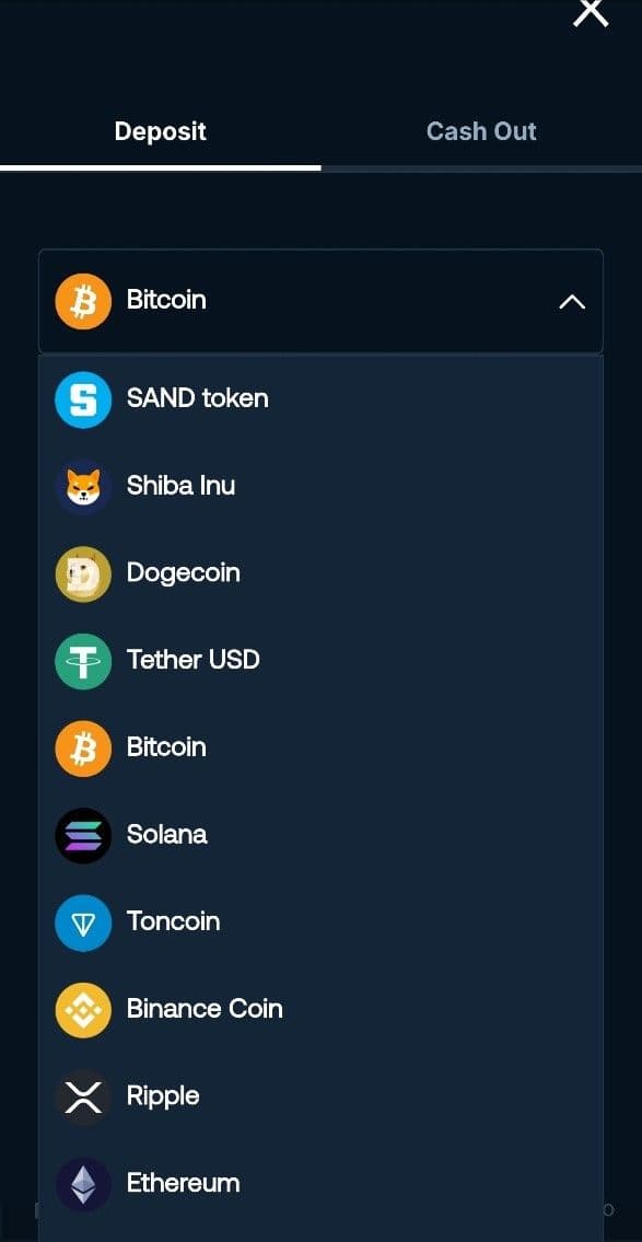 Betpanda Deposit Methods