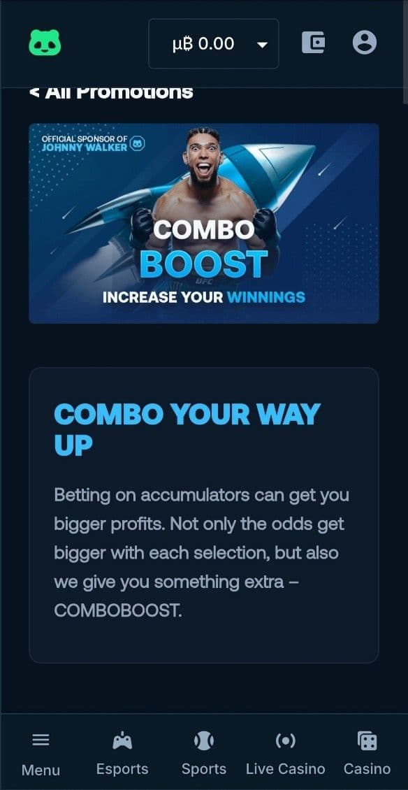 Betpanda Sports Betting Odds