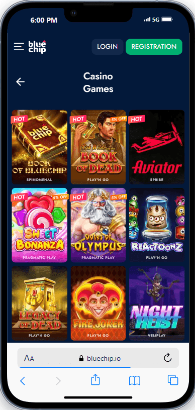 Blue Chip Casino Review