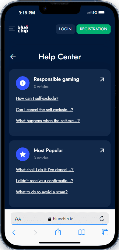 Blue Chip Customer Service Guide