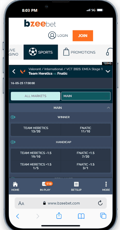 Bzeebet Esports Betting Review.png