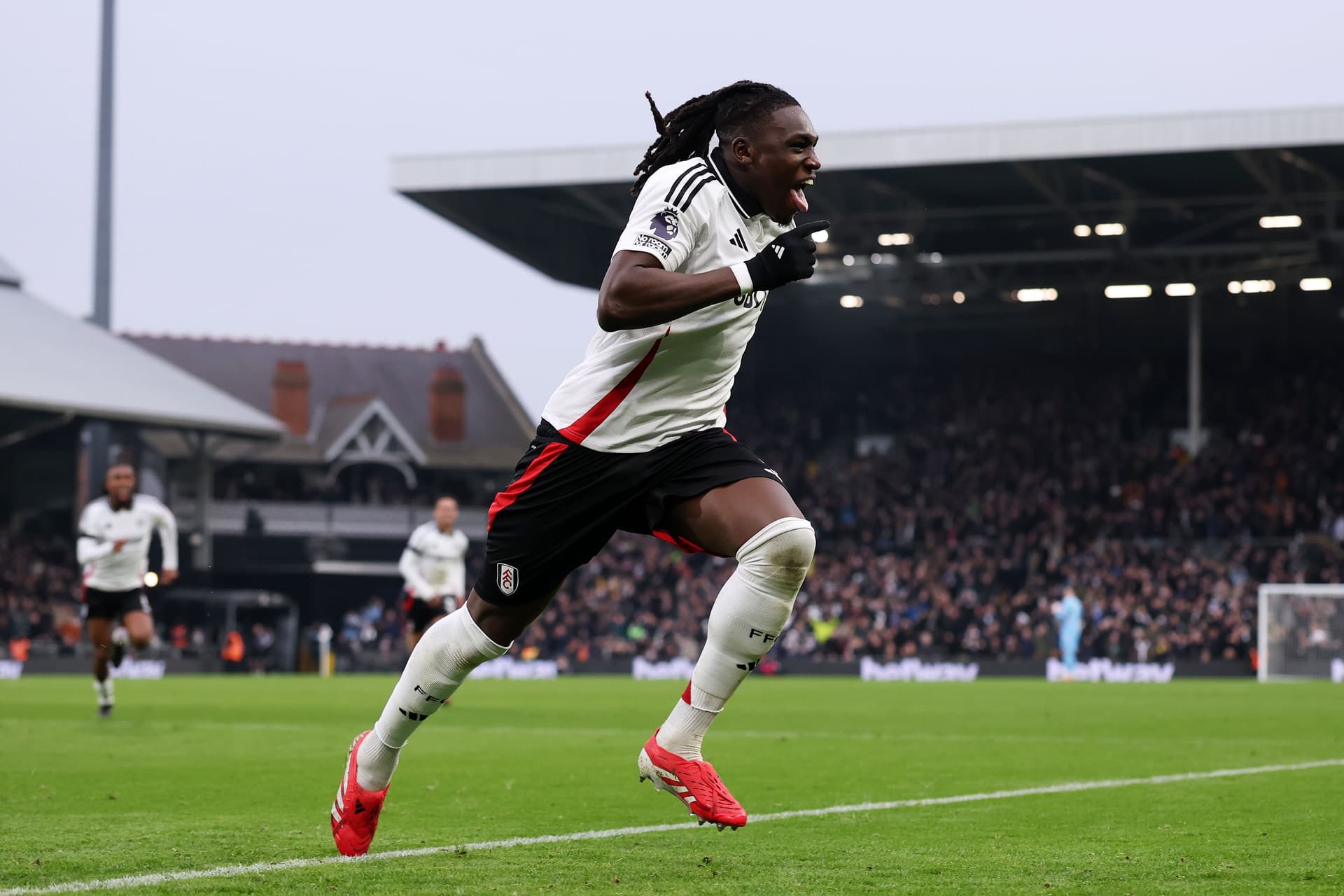 Calvin Bassey of Fulham celebrates scoring his team's second goal.jpg