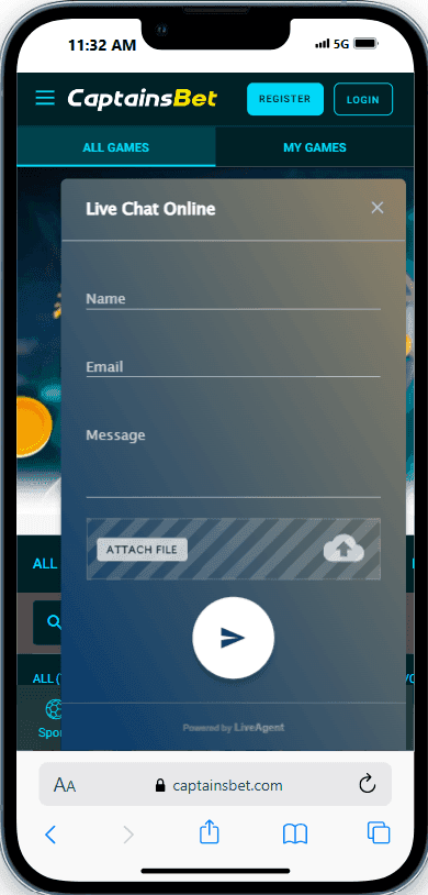 Captainsbet Customer Service