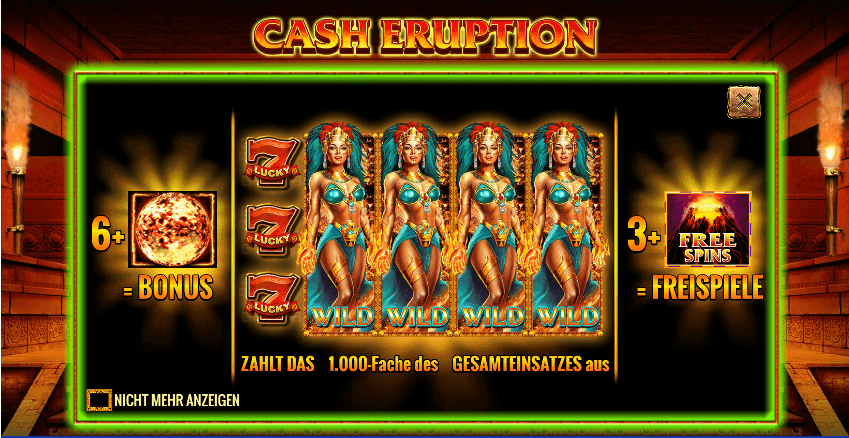 Cash Eruption Slot Review