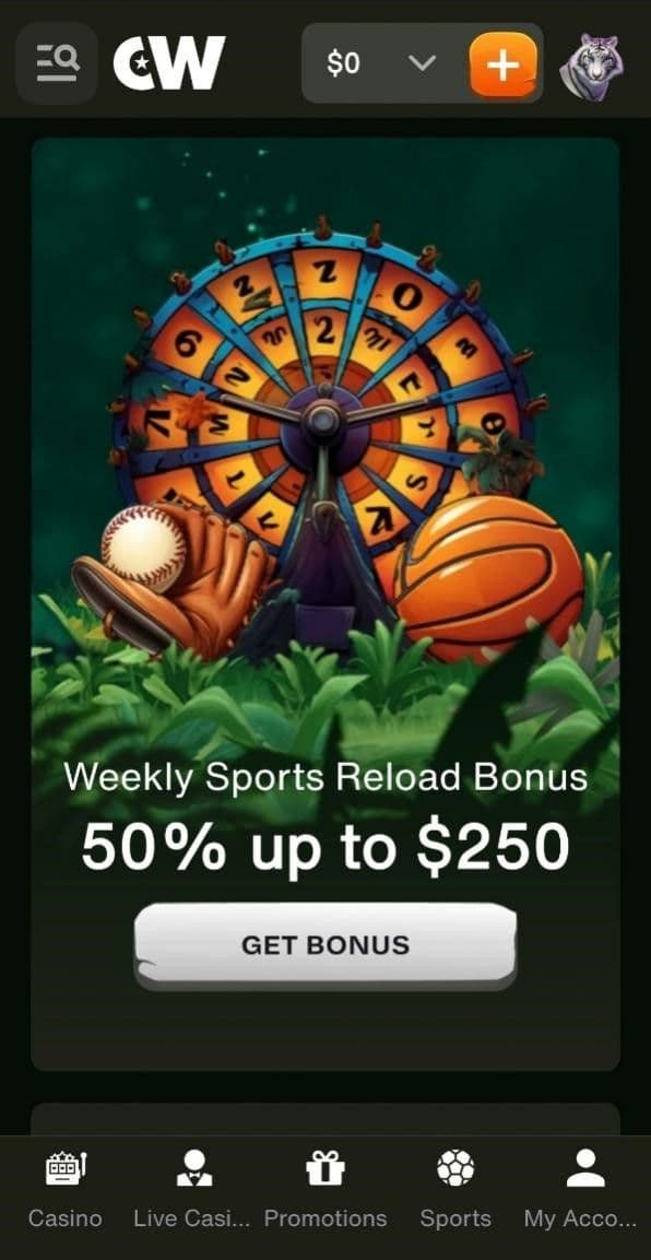 Cashwin Sports Betting Promotions