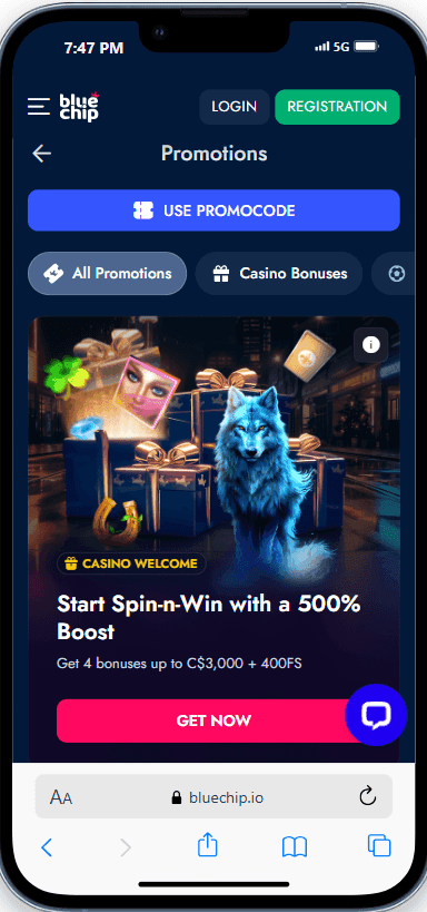 Casino Welcome Pack BlueChip