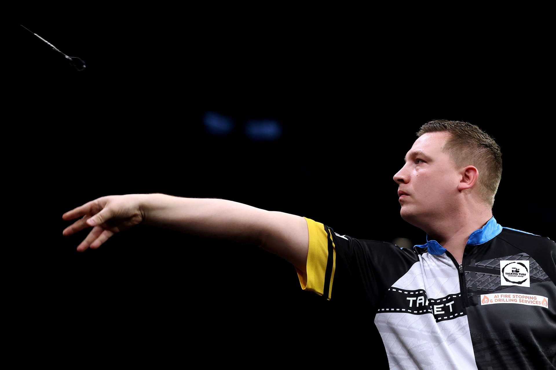 Chris Dobey of England