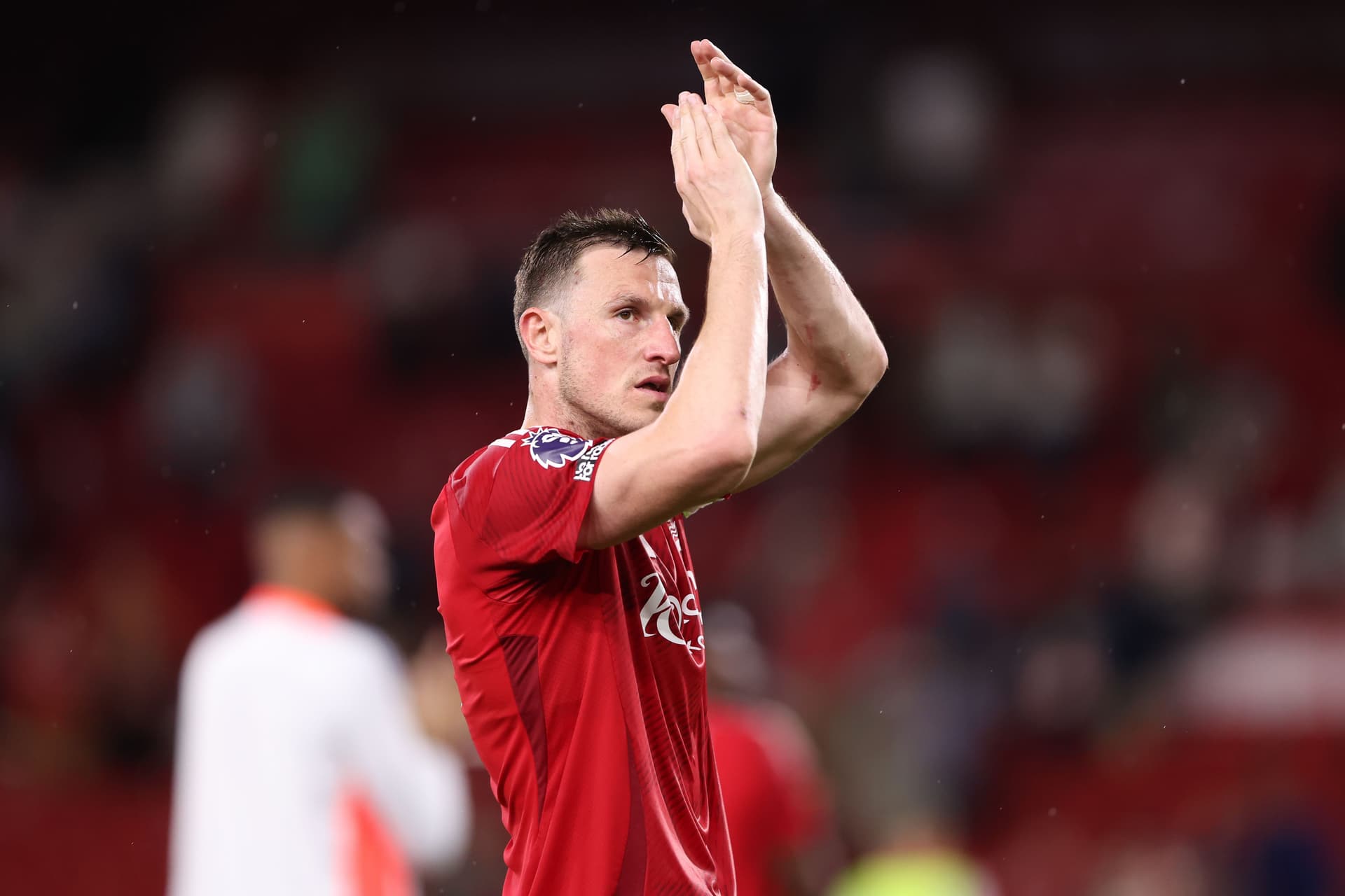 Chris Wood of Nottingham Forest acknowledges the home support.jpg