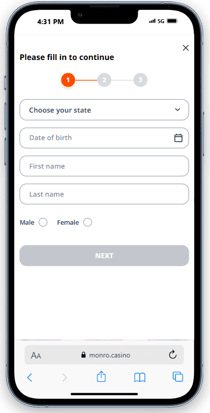 Complete the rest of the form