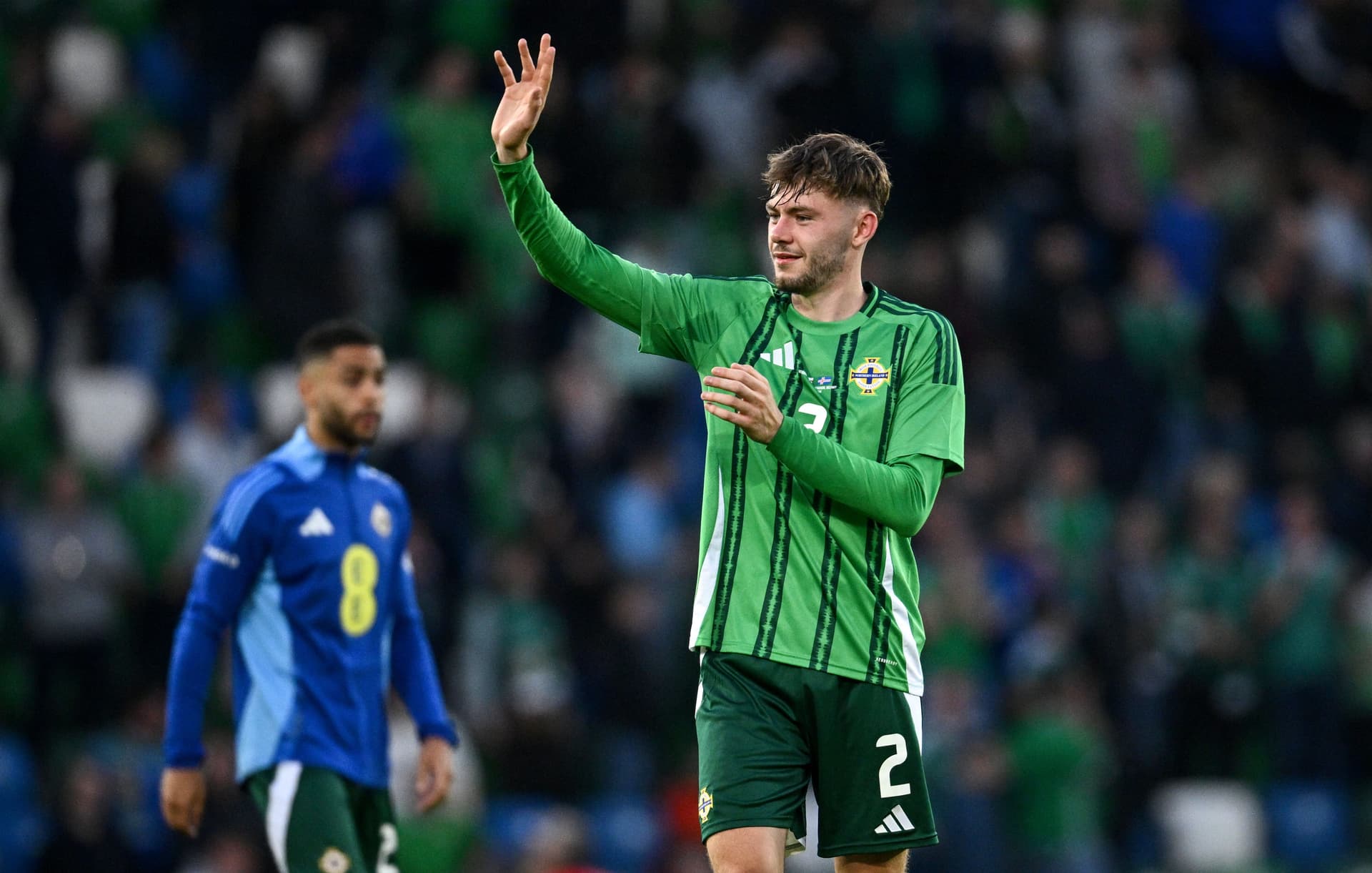 Conor Bradley of Northern Ireland after the International Friendly match