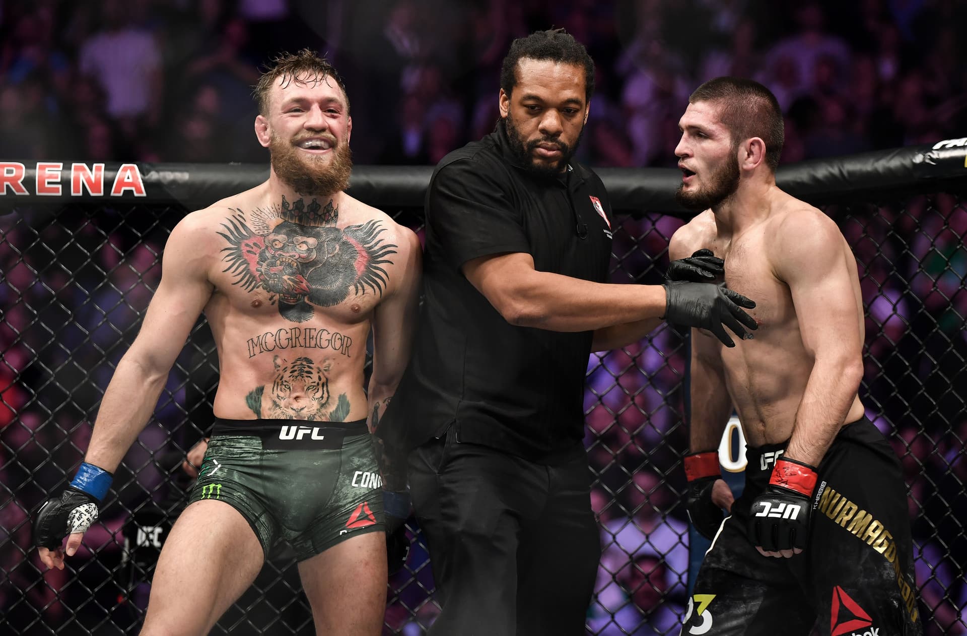Conor McGregor is separated from Khabib Nurmagomedov