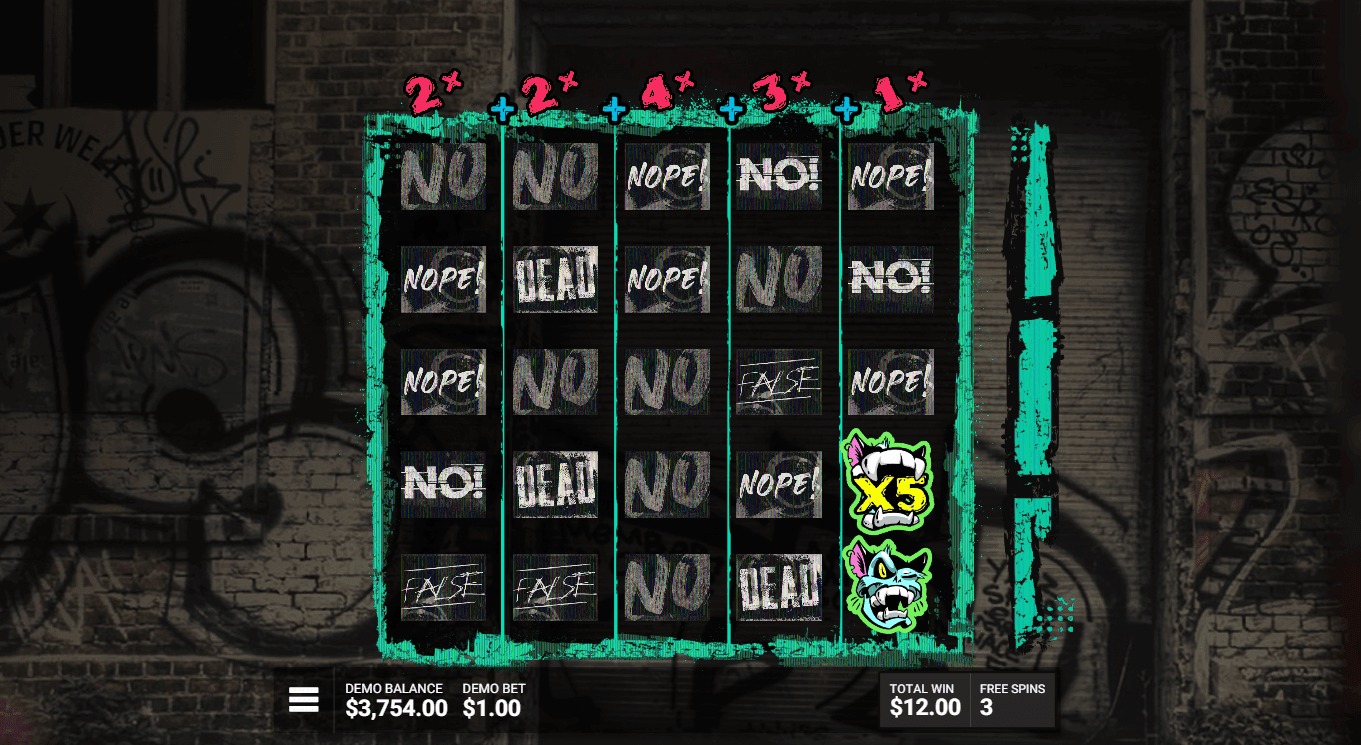 Cranky Cat Multipliers in Free Spins chaos crew.png