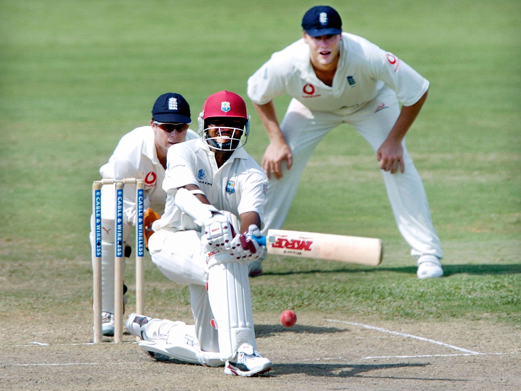 Cricket 4th Test West Indies v England at the Recreation Ground St John's Antigus 2004