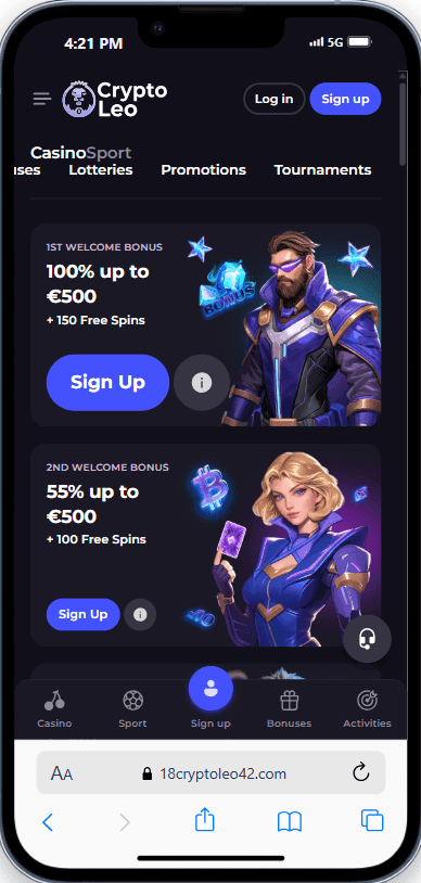 Cryptoleo Sports and Casino Welcome Bonus