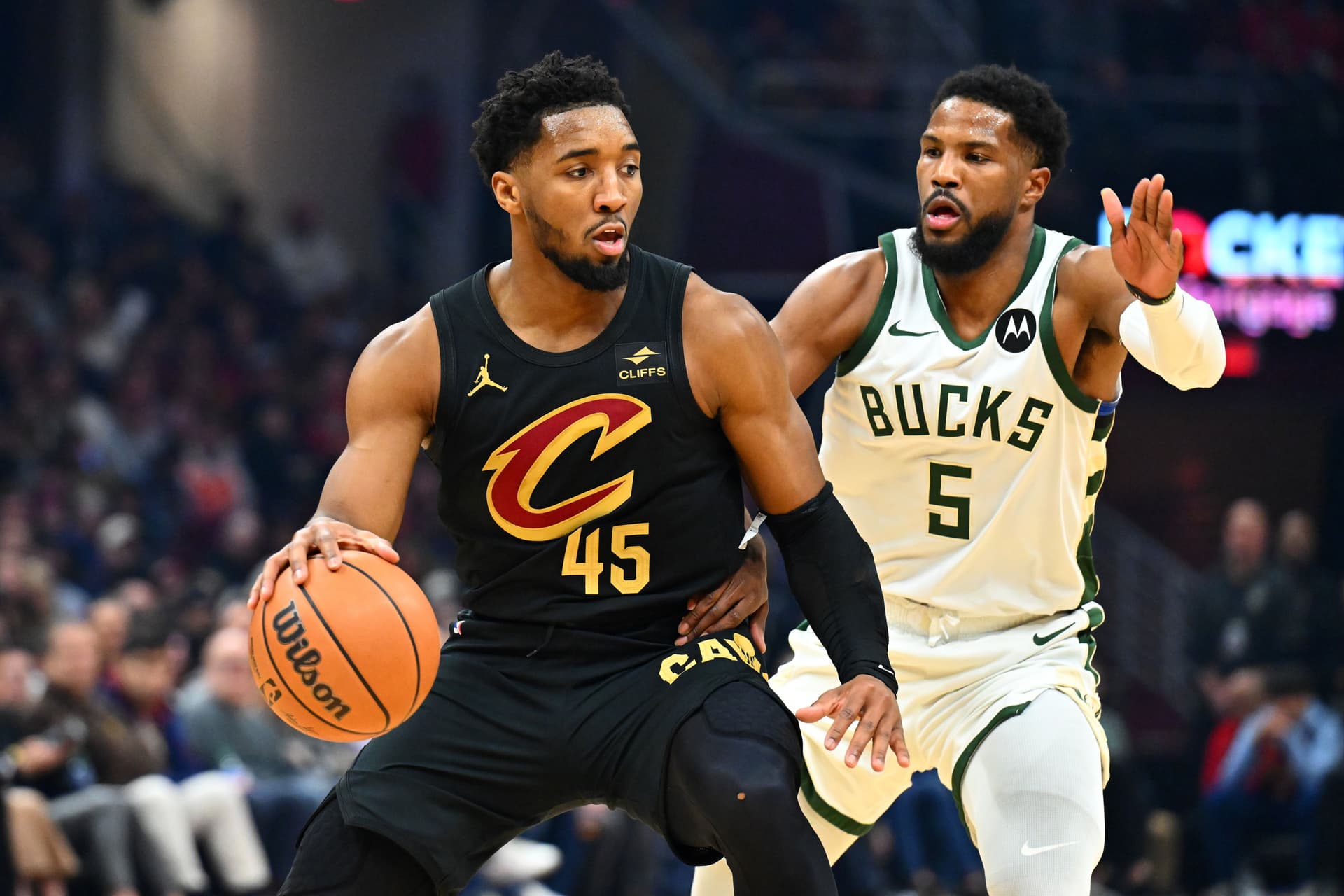 Donovan Mitchell and Malik Beasley