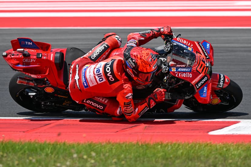 Ducati Lenovo Team's Spanish MotoGP rider Marc Marquez