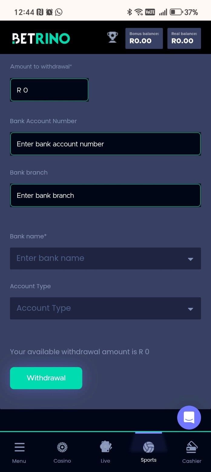 Enter the correct details