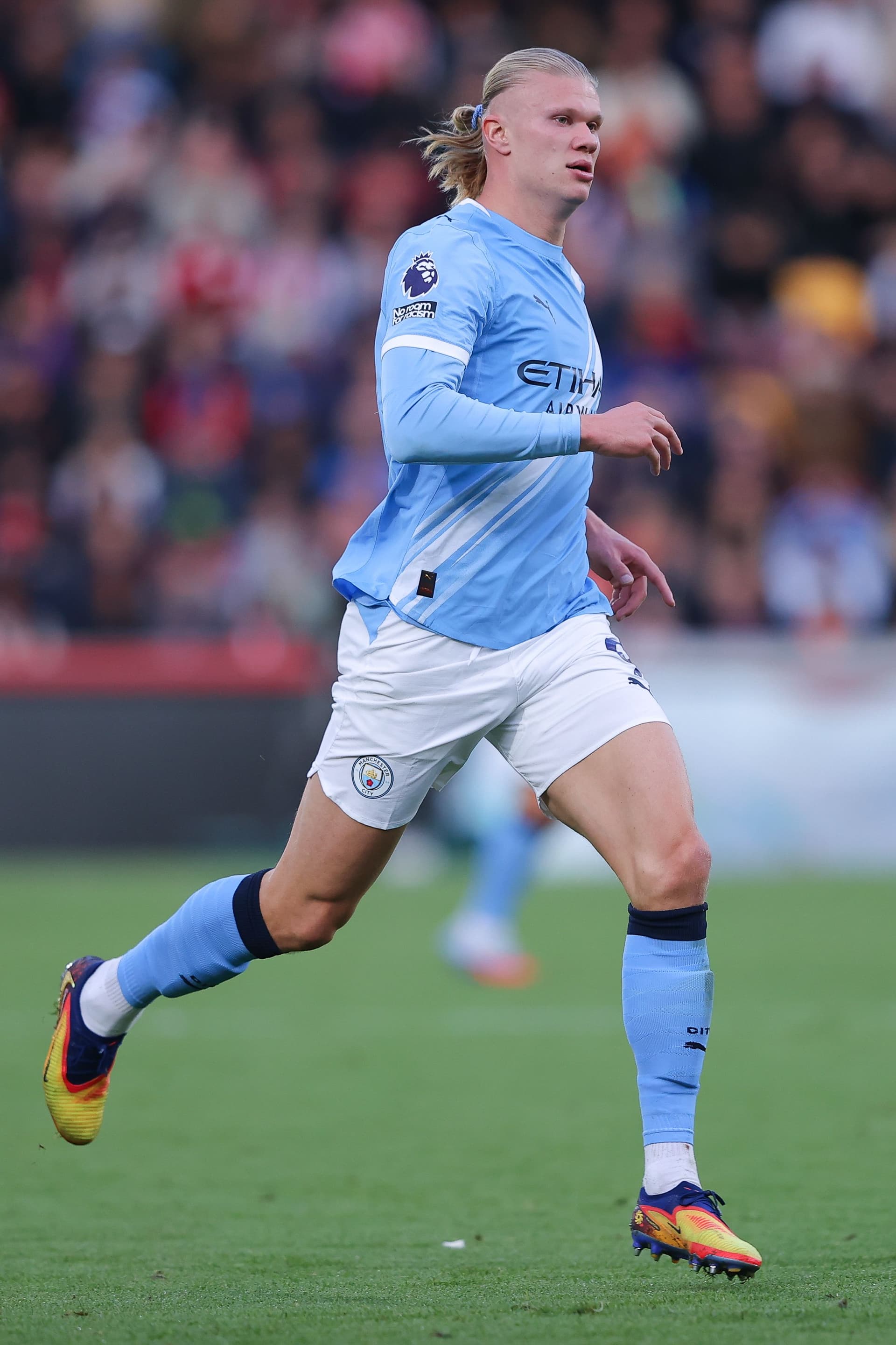 Erling Braut Haaland of Manchester City during the Premier League