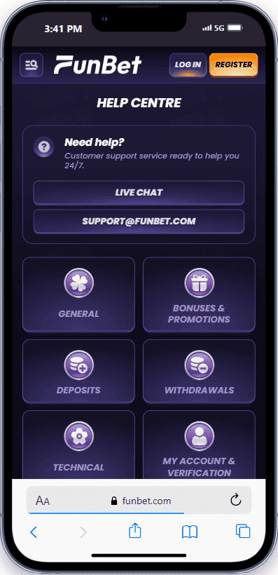 Escalating a Complaint Against Funbet