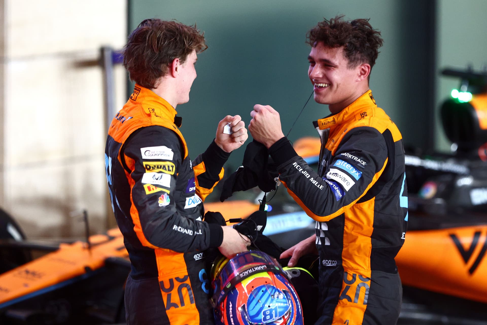 Oscar Piastri and Lando Norris