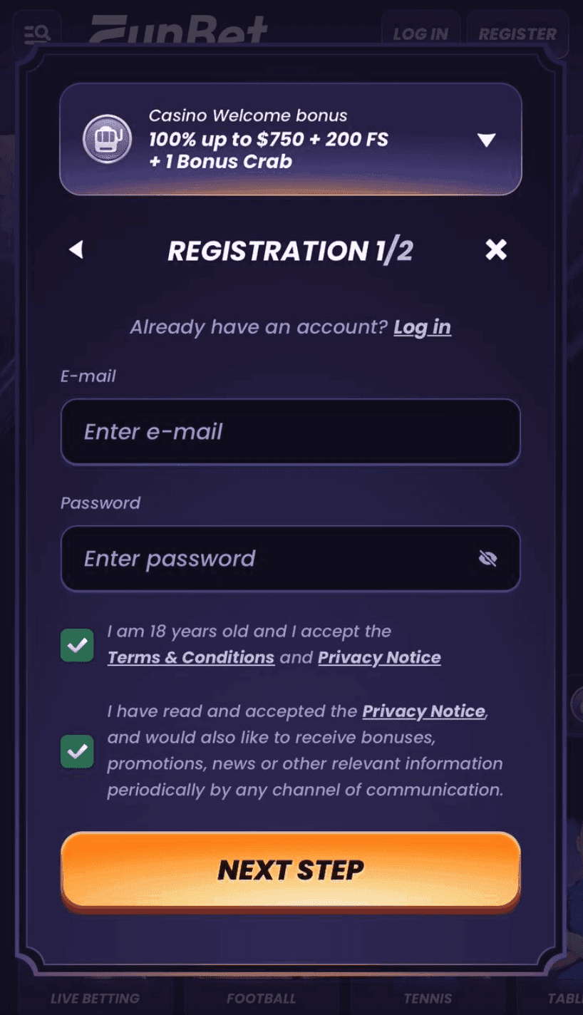 FunBet Registration Guide