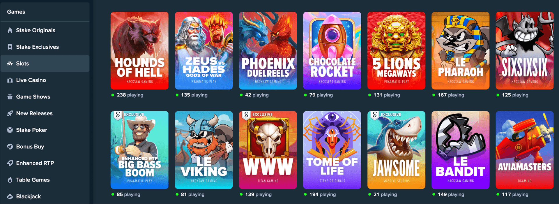 Game Availability and Selection