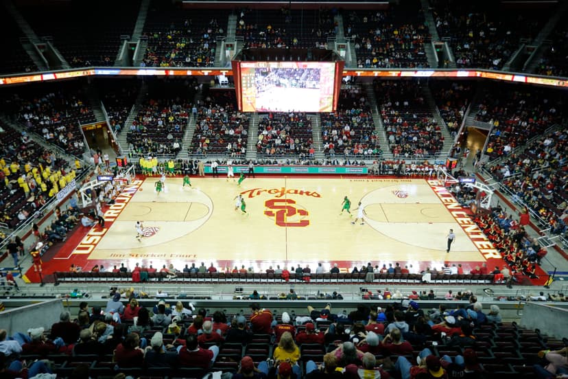 General view of the interior during the NCAA men's basketball regular season
