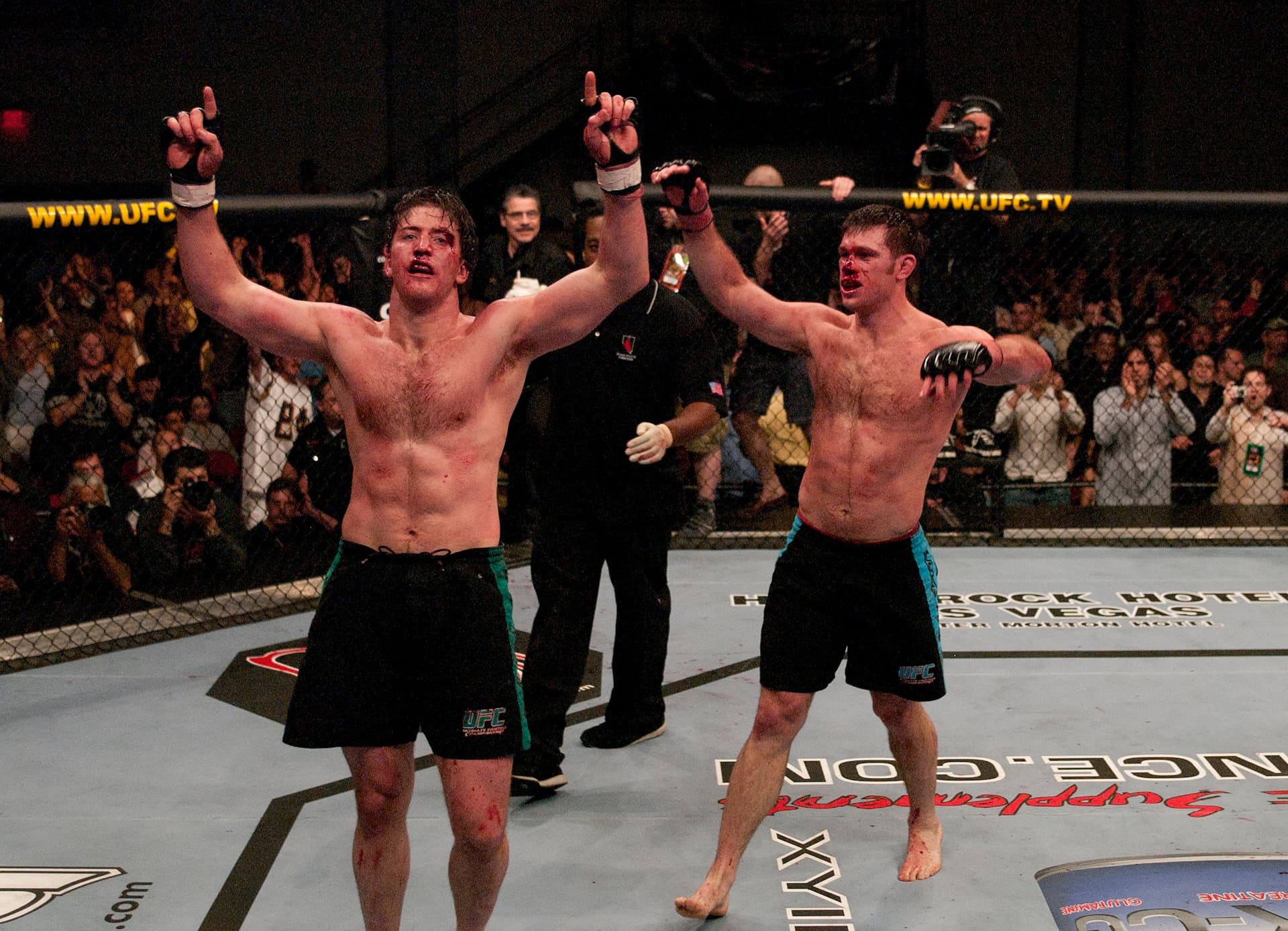 Stephan Bonnar and Forrest Griffin