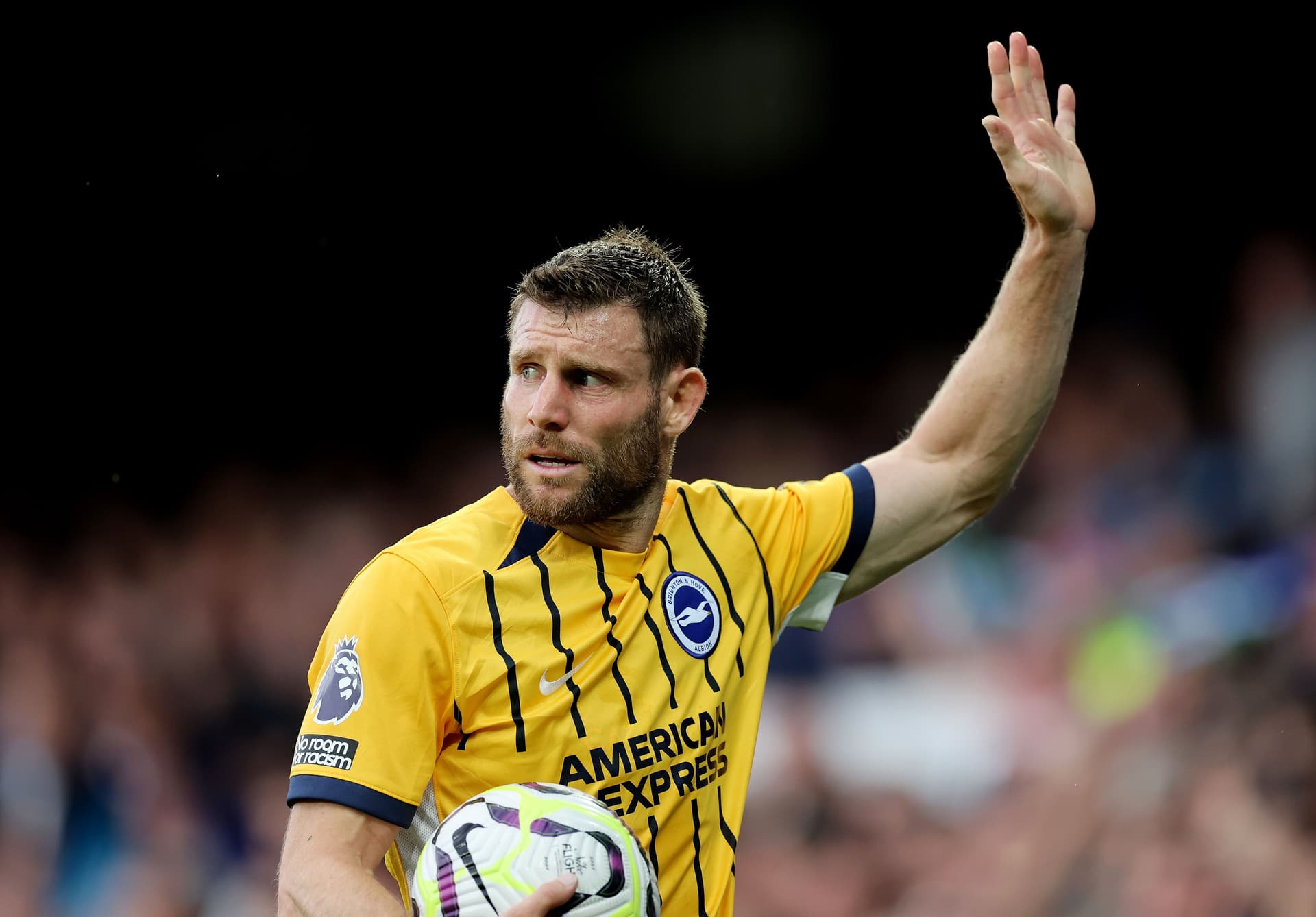 James Milner of Brighton & Hove Albion
