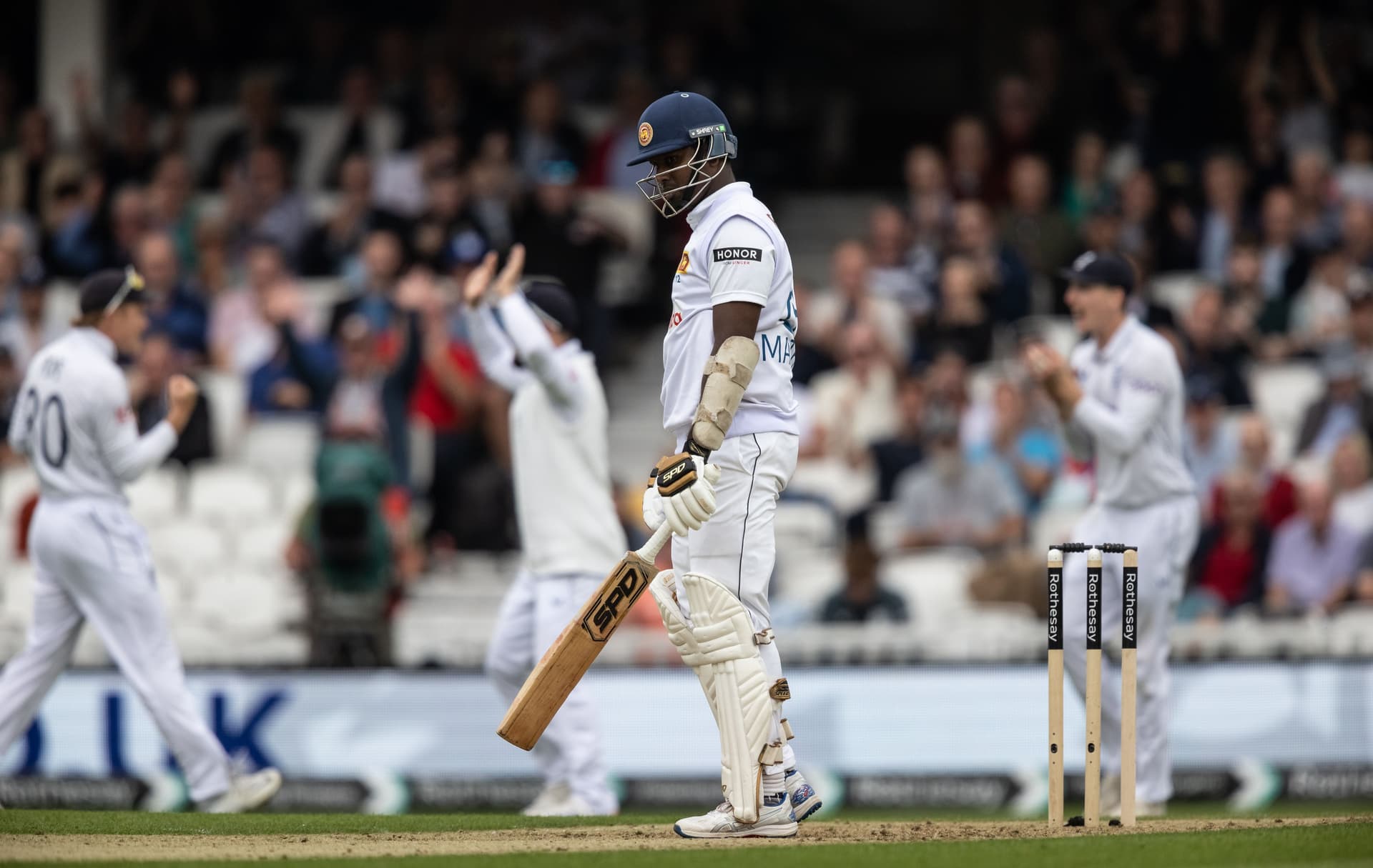 Angelo Mathews of Sri Lanka