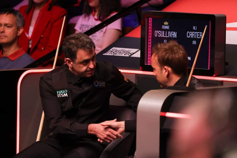 World Snooker Championship 2025: O’Sullivan and Carter Call Truce as Rocket Opens Up on Crucible Fears