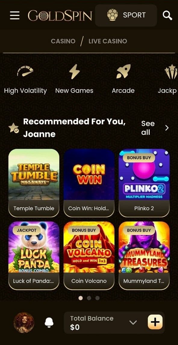 Goldspin Casino Review