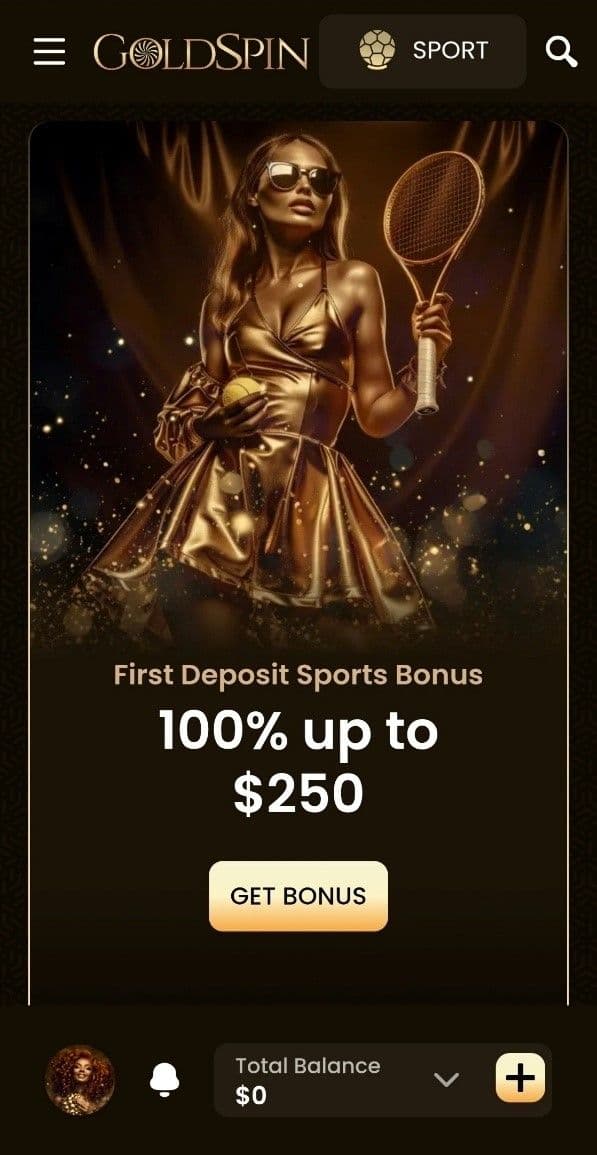 Goldspin casino welcome bonus