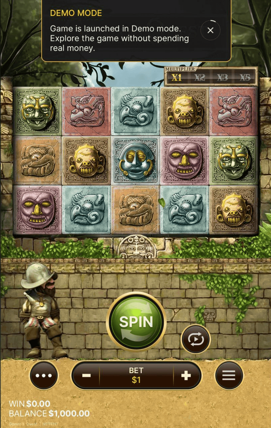 Gonzo’s Quest Demo Version and Free Play