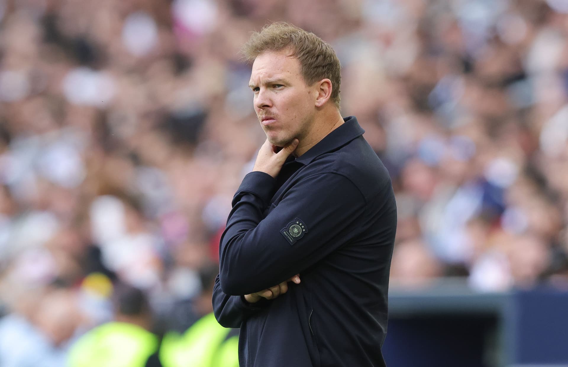 Head coach Julian Nagelsmann of Germany looks on during the UEFA Nations League