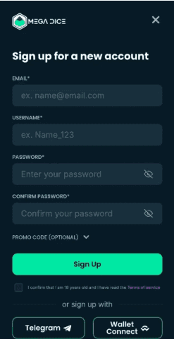 Head over to Mega Dice