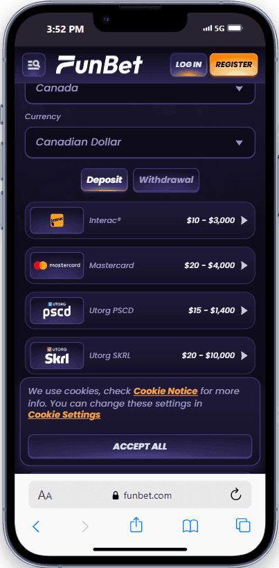 Funbet Deposit Guide
