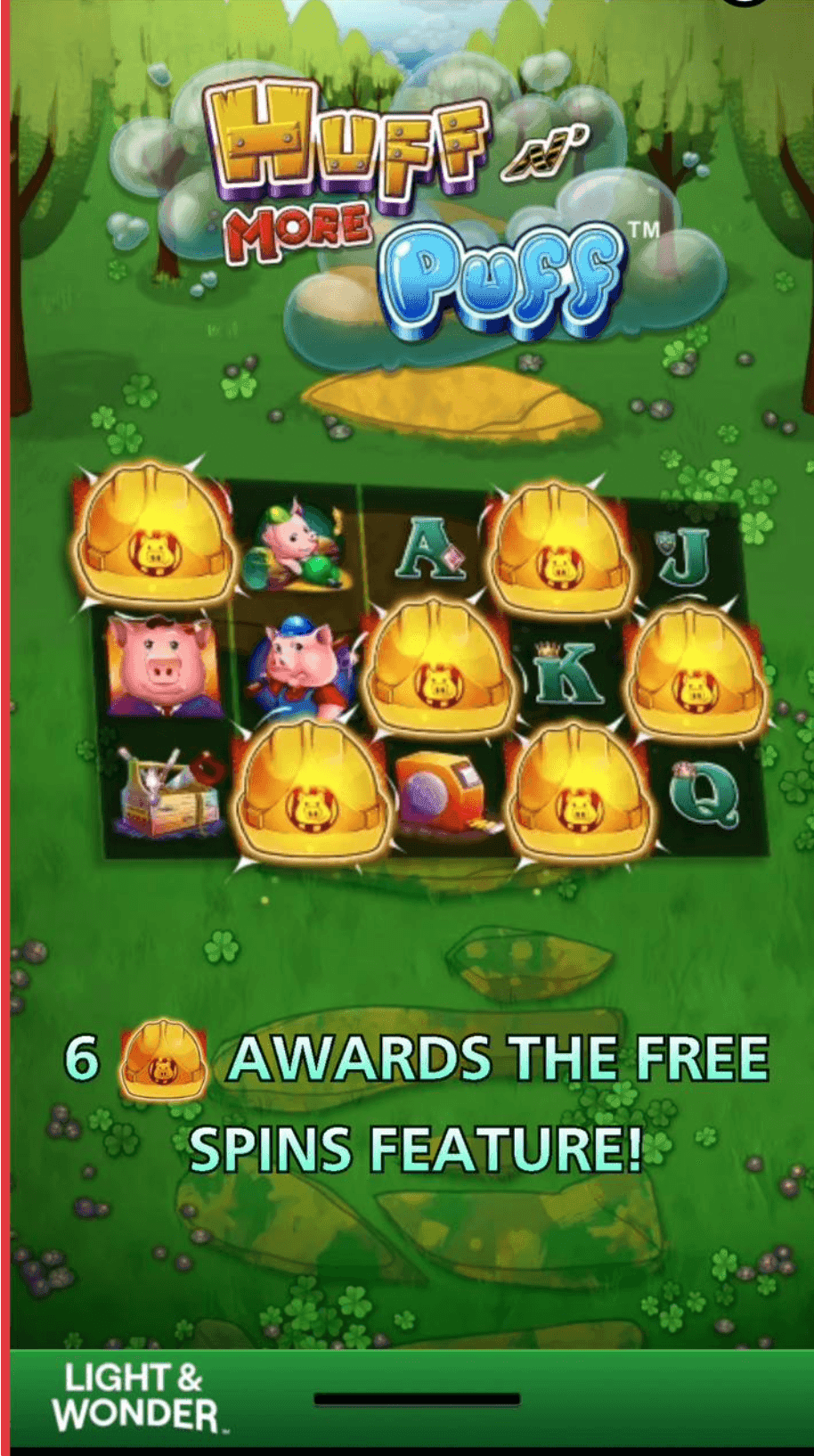 Huff N’ More Puff Bonus and Key Features