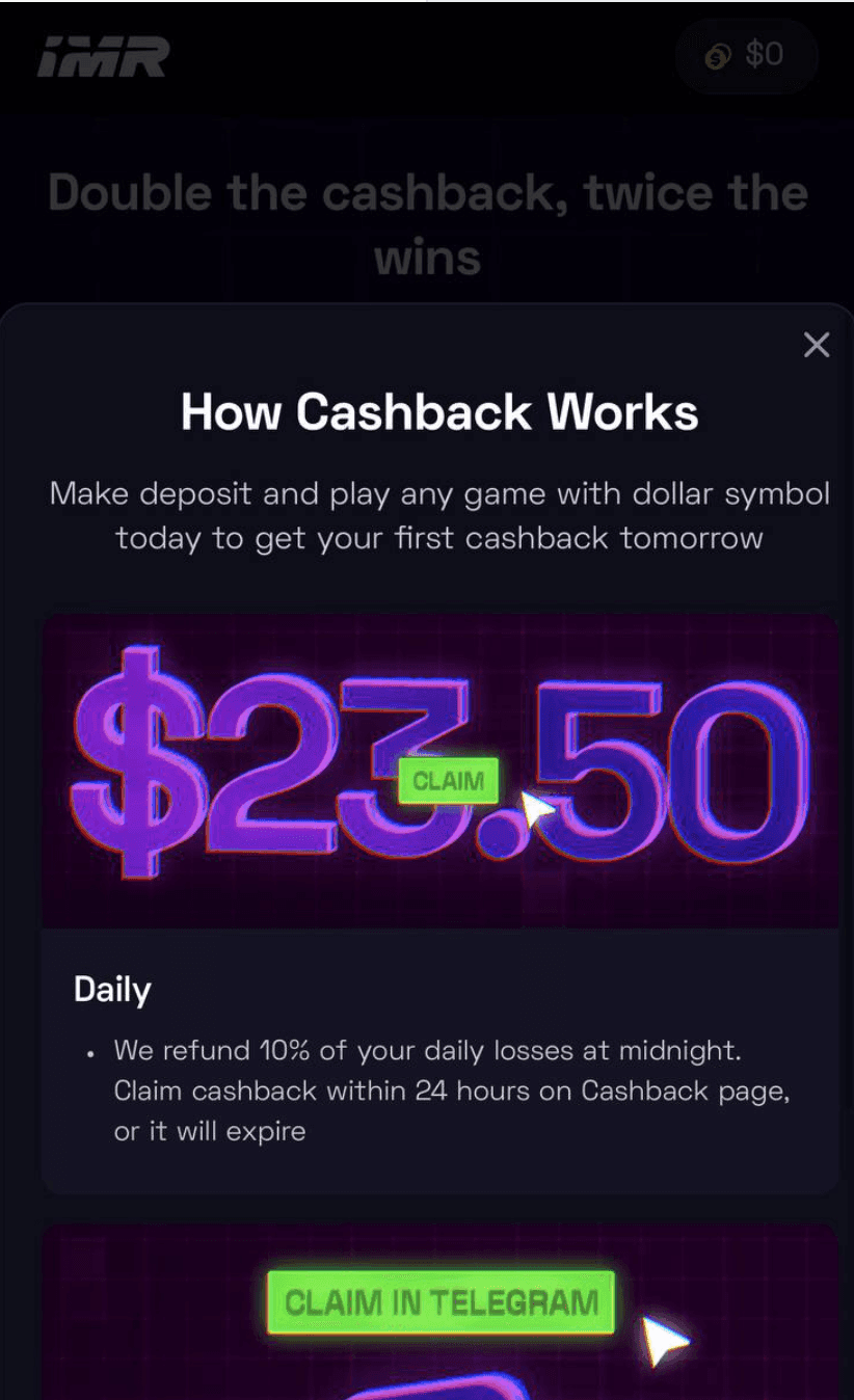Immerion Casino Promotions