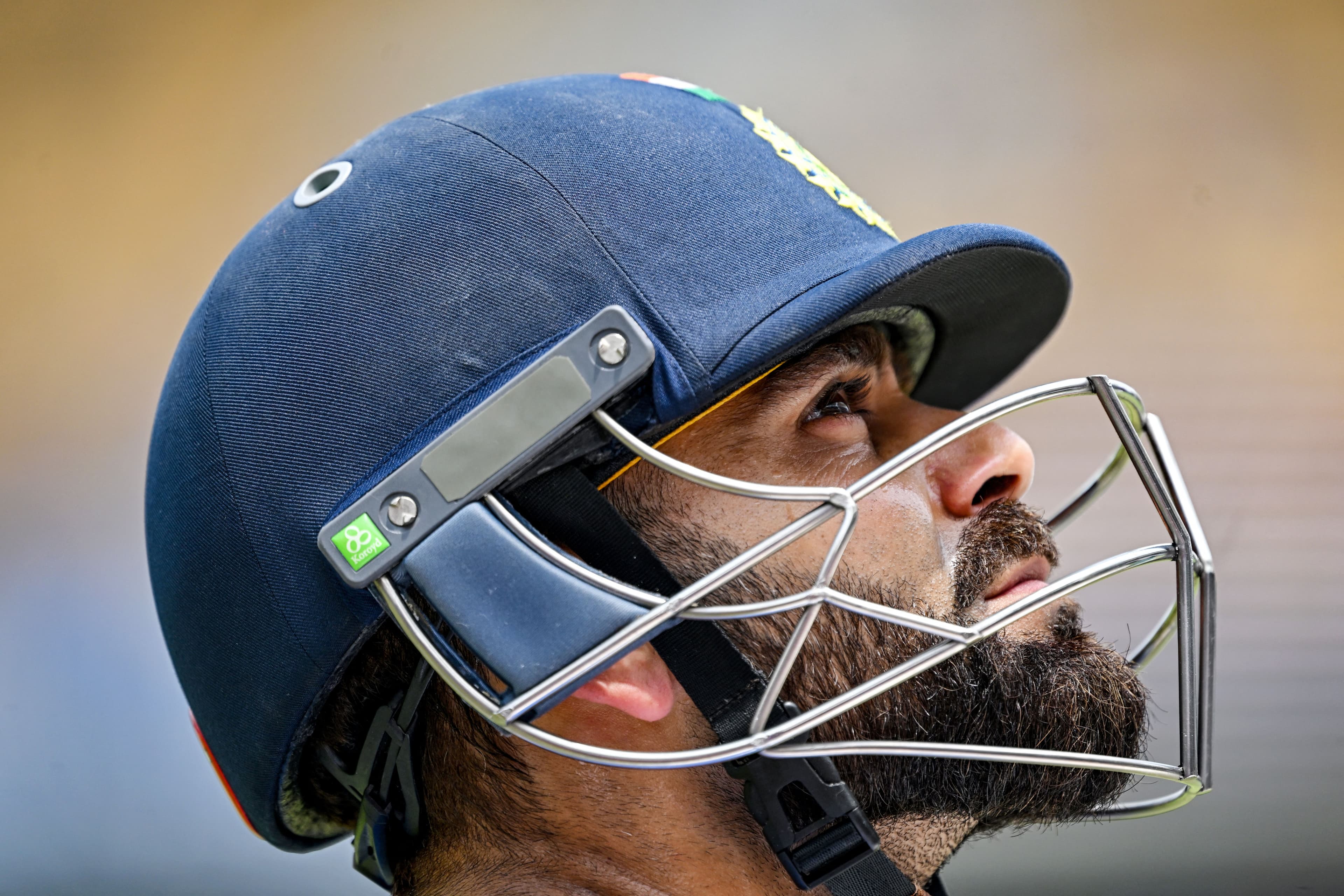 India's Virat Kohli looks on during the third day of the first Test cricket match