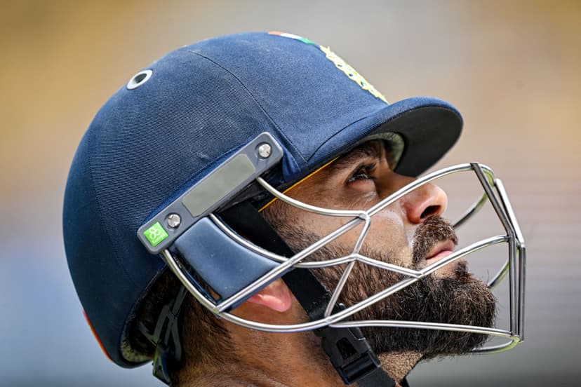 India's Virat Kohli looks on during the third day of the first Test cricket match