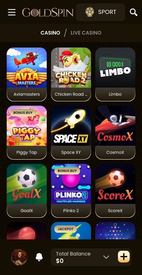 Instant Games Goldspin