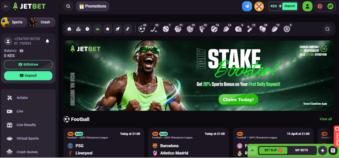 JetBet User Experience & Website Design