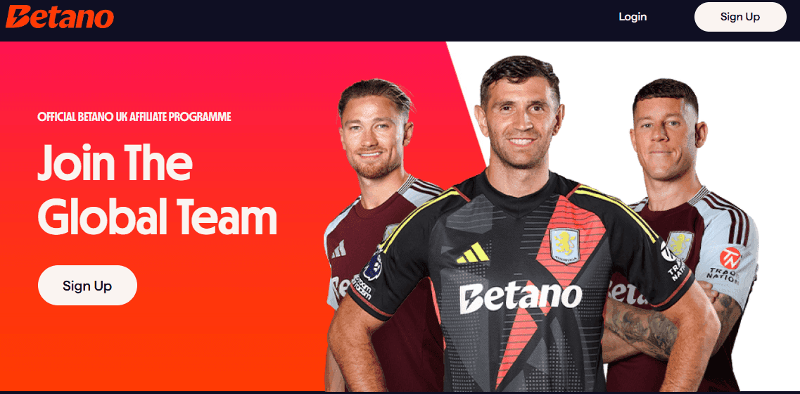 Join the Betano Affiliate Program Step 1